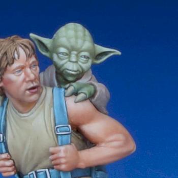 Luke & Yoda on Dagobah, 75mm by ArturM