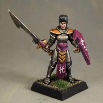 Dark Elf Female Warrior by viniR
