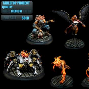Tabletop Commission Burning Revelations Malifaux by BerenMiniaturasStudio
