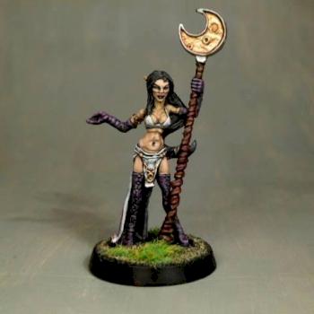 Dark Elf Sorceress by viniR