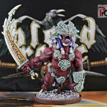 Blood Rage: Fire Giant by Tatxu