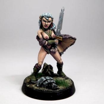 Wood Elf Warrior Maiden by viniR