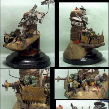 Tau Vs. Ork Diorama by Solid_Treats