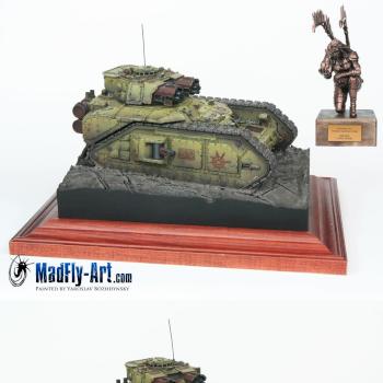 Imperial Macharius 'Vulcan' Bronze at Hussar 2011 by MadFlyArtStudio