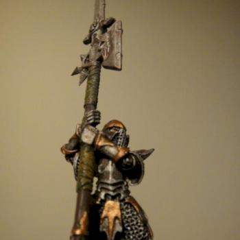 Dark elf Executioner standard bearer by bensnewman
