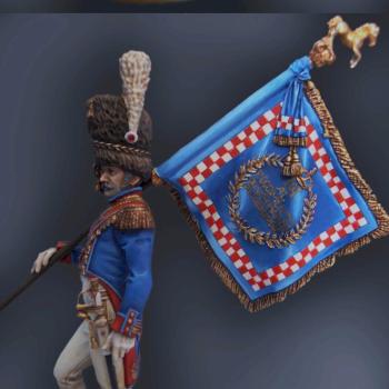 Grenadier of the Royal Guard Standard Bearer Officer - Kingdom of Naples by ElSergio