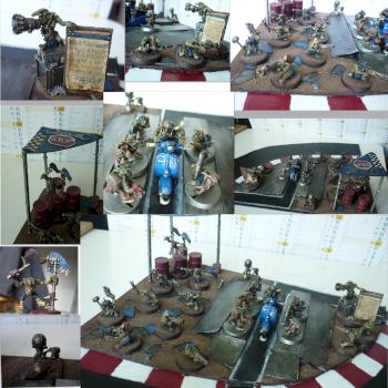 Pit Stop Diorama (Gretchin Racing Team) by Anonymous ranger