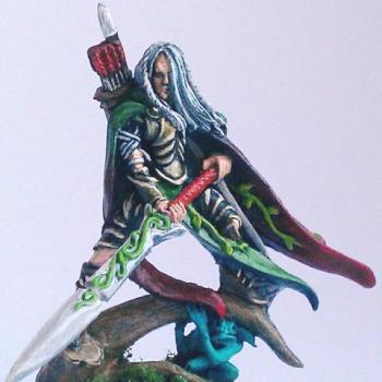 Elf Lord with Great Weapon by DarkWingsStudio