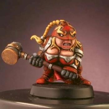 Dwarf woman by Karolis