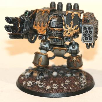 Forgeworld Iron Warriors dreadnought by Plebicidal