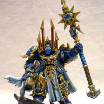 Akil, Thousand Sons Terminator Sorcerer by Skits