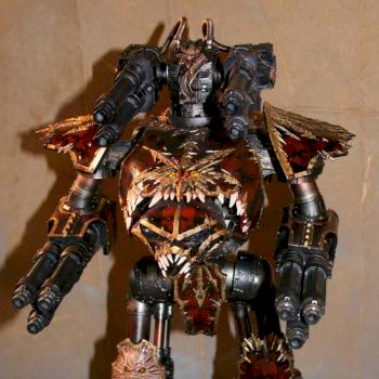 Death Walks the Battlefield-Chaos Reaver Titan - work in progress by Tinman397