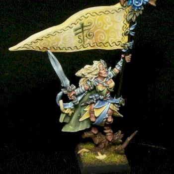 Wood Elf Battle Standard Bearer by DrumAndBass