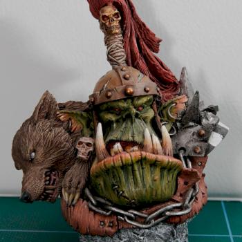Orc Bust Forgeworld by mrdoodle