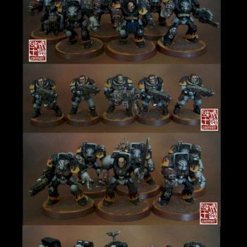 space marines army by caiman