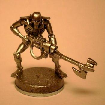 Necron Warrior by Desertphoenix