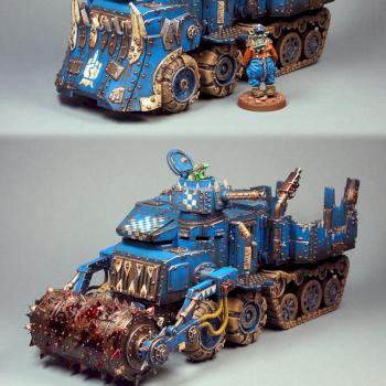 Ork Battlewagon by Grimvar