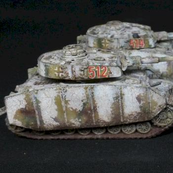 GBX10 FLames of War 15mm Panzer IV Ausf H platoon by mminghella71