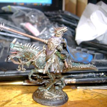 Dark Elf Cold One Knight conversion by minchan