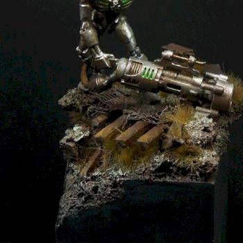 A Necron with a story by jarhead