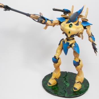 Eldar Wraithknight of Iyanden by Apaintingchaos