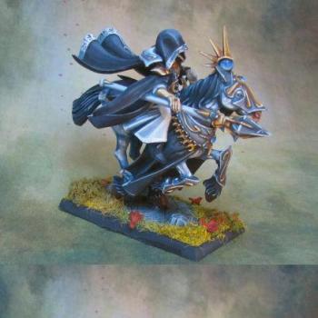 Mounted wizard / mage by Theminiaturepainter