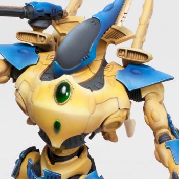 Eldar Wraithknight of Iyanden by Apaintingchaos