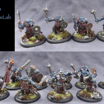 Trollbloods Kriel Warriors by 1a73MiniatureLab
