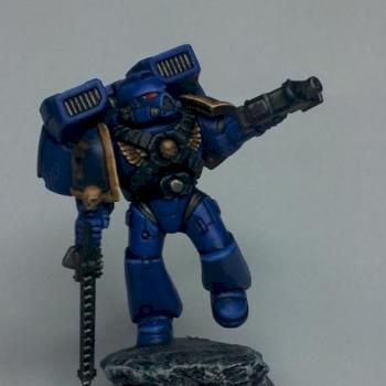 Ultramarine Assault Marine by Slifer