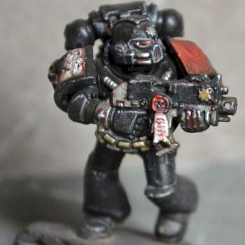 Black Templar Initiate by Eye0fHoruS