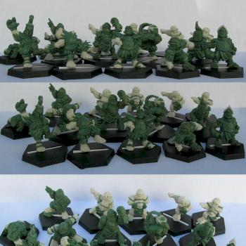 Halfling team for Willy Miniatures by Sergus