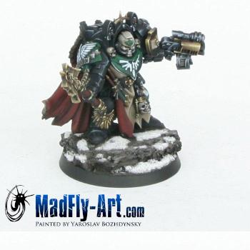 Dark Angels Terminator Interrogator-Chaplain by MadFlyArtStudio