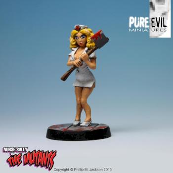 Nurse Sally by PureEvilMiniatures.com by Pure Evil Miniatures