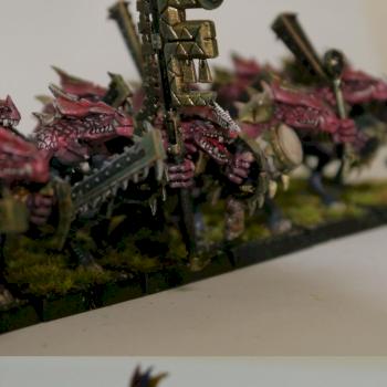 Lizardmen Agama Saurus Warriors by DoriftuEvo