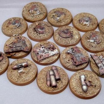 Warhammer 40k Objective Markers Mines by ivellos