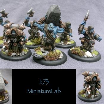 Stonebearer and Stonescribes + Stonescribe Elder by 1a73MiniatureLab