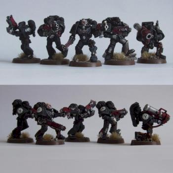 Iron Hands Tactical Squad Space Marines by BolterDuck