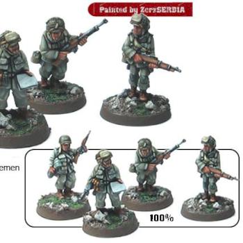 28mm U.S. Airborne Riflemen by Zorz