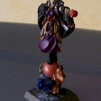 Dark Elf Sorceress by Schweinebärmann