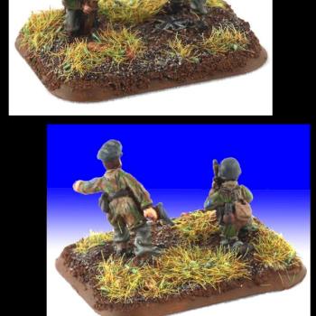 15mm FOW WWII German Paratroopers in splinter camo by Vanth