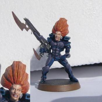 WIP - dark eldar warrior by dori