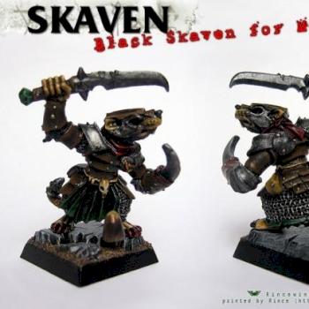 Black Skaven for Mordheim Warband by Rince