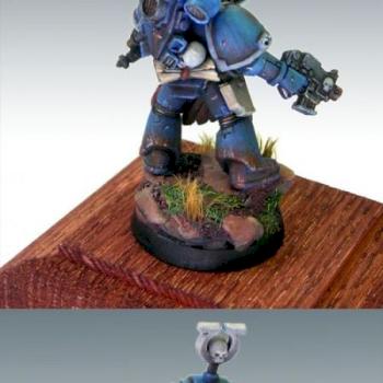 Ultramarine Space Marine Captain by jarhead
