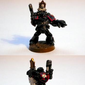 Black Temlpars Command Squad Leader by hajeknorek