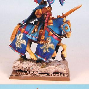 Warhammer Bretonnia Mounted Standard Bearer by rene
