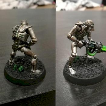 Necron Warior by gips