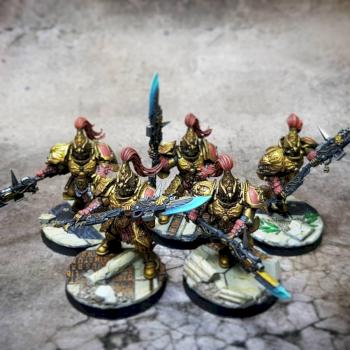Custodian Guard with Guardian Spears by tomitchoe