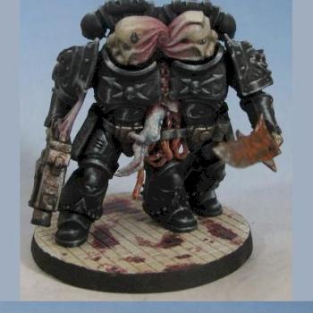 siamese twins chaos space marine (hellraiser inspired) by requyem