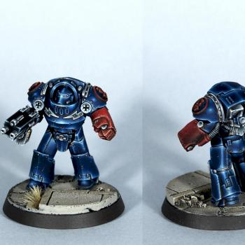 Space Marines Crimson Fists Tartaros Terminator by rc555