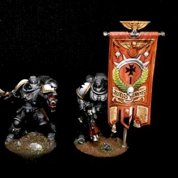 Black Templars Primaris Command Squad by vermin`